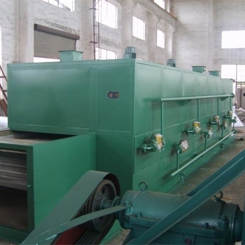 400kg/h Heißluft-Trockenofen 316SS DW1.2×10 Förderbandtrockner